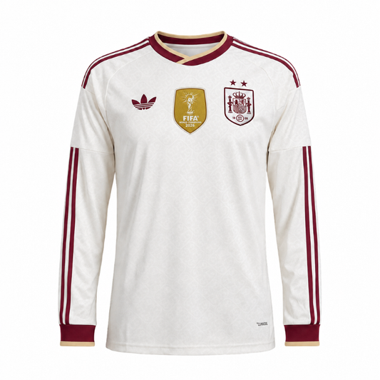 Spain Away L/S Fan Jersey 2026 World Cup Patch Go Jersey