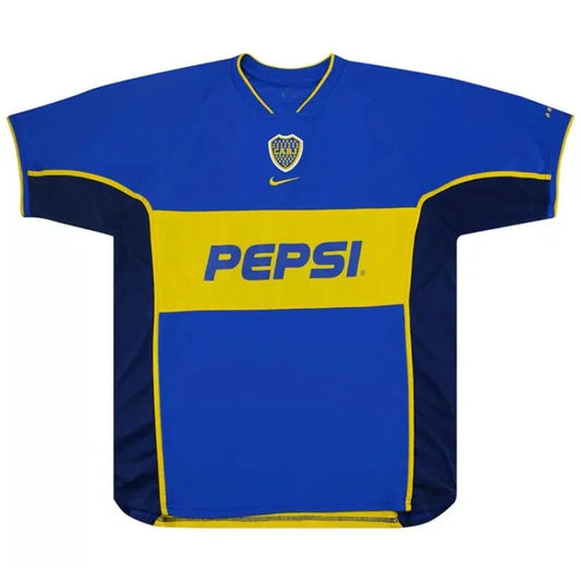 Boca Juniors Retro Home Jersey 2002/2003 Nike Go Jersey