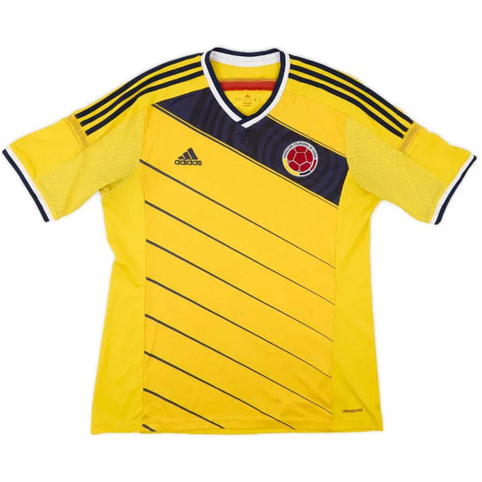 Retro Colombia Home Jersey 2014 James Go Jersey
