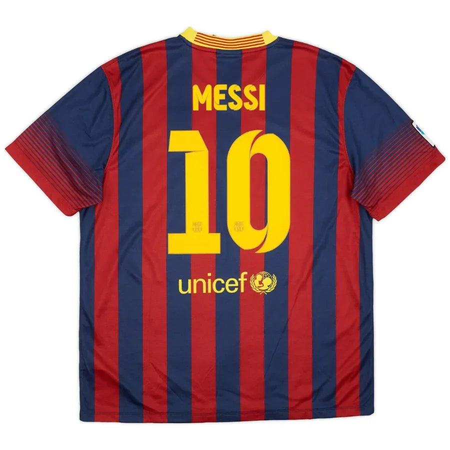 Messi #10 Barcelona Home Retro Jersey 2013/14 Go Jersey