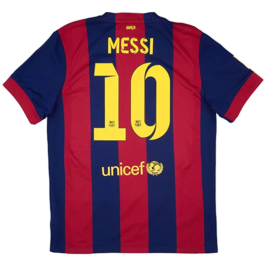 Messi #10 Barcelona Home Retro Jersey 2014/15 Go Jersey