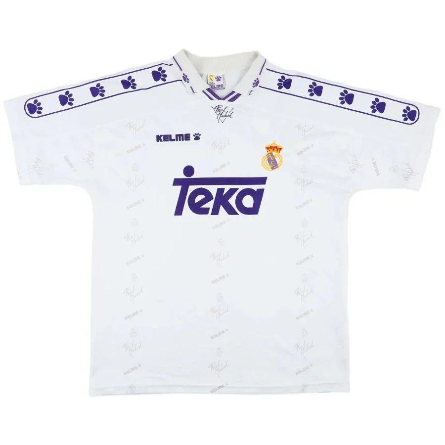 Real Madrid Home Retro Jersey 1996/97 Go Jersey
