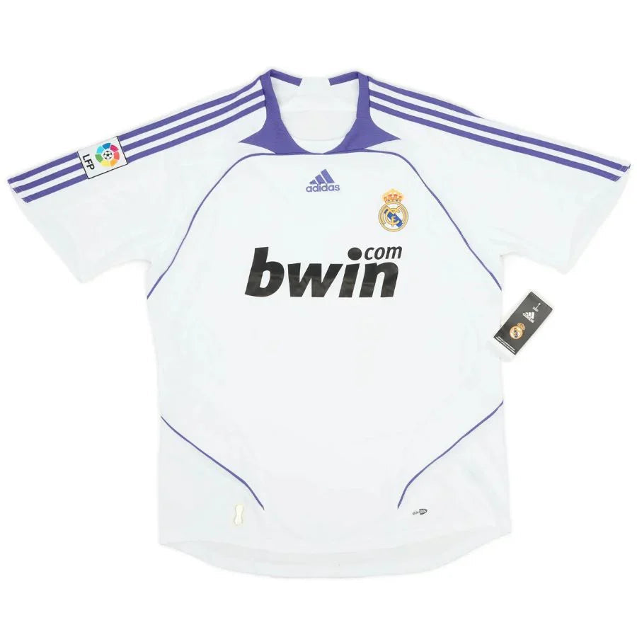 Real Madrid Home Retro Jersey 2007/08 Go Jersey