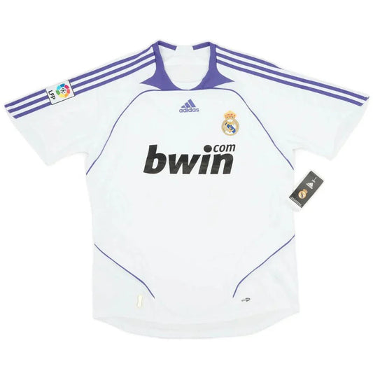 Real Madrid Home Retro Jersey 2007/08 Go Jersey