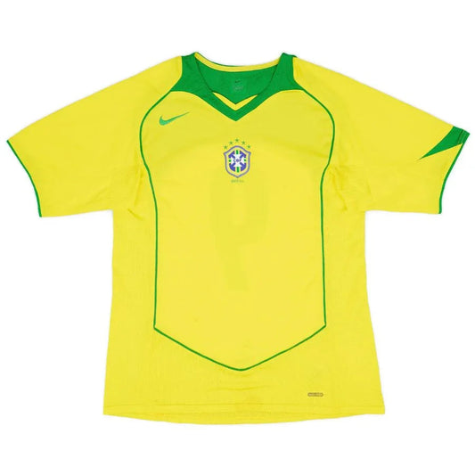 Brazil Home Retro 2004 Go Jersey