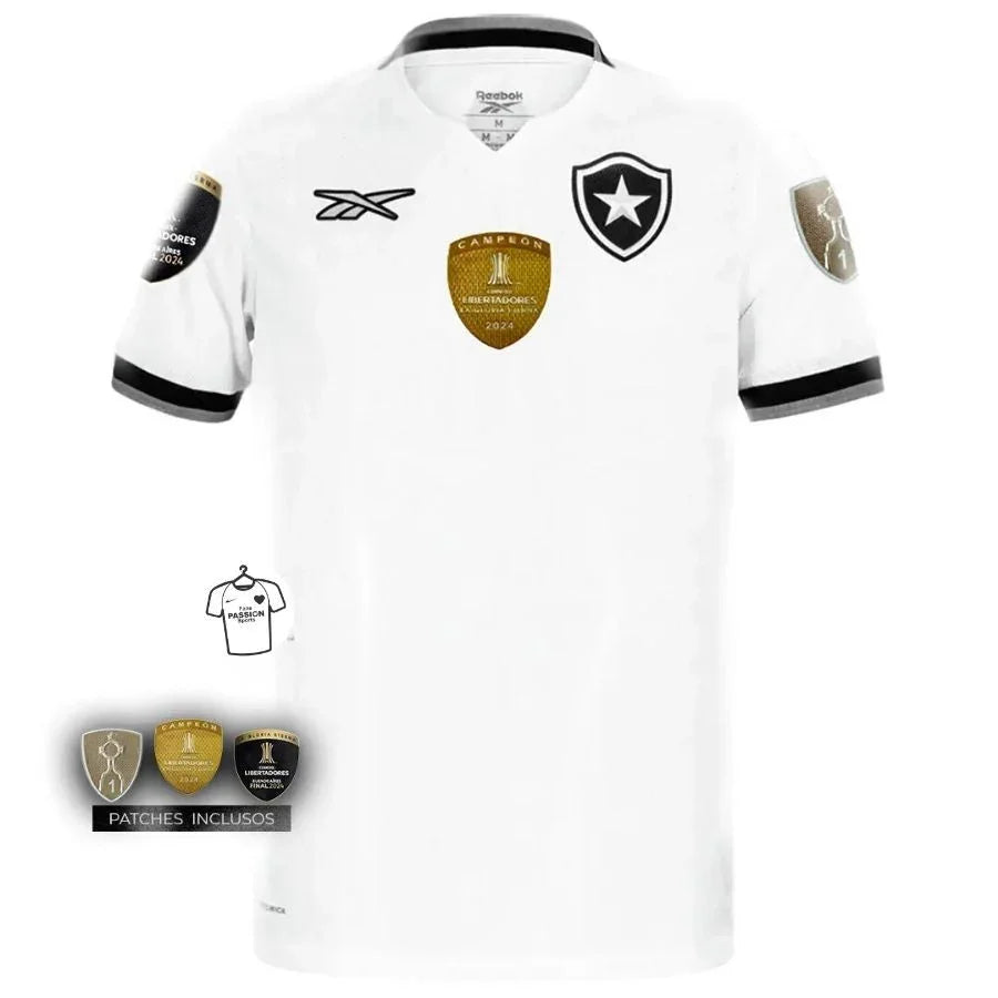 Botafogo Away Fan Jersey 2024/25 Patchs Campeão Libertadores Go Jersey