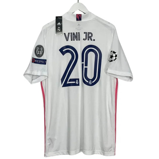 Real Madrid Home Fan Jersey 2020/21 Vini Jr. 20 Go Jersey