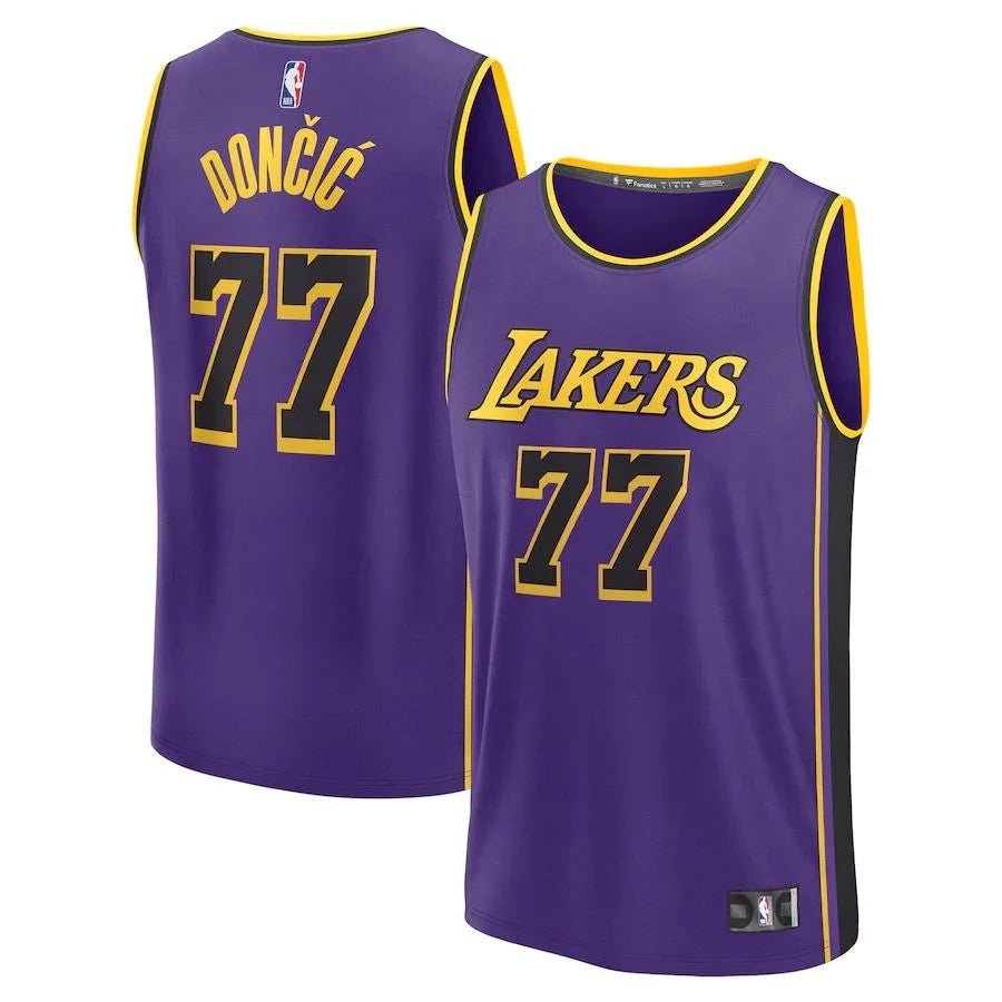 Luka Dončić Los Angeles Lakers Nike Unisex Swingman Jersey – Icon Edition – Purple Go Jersey