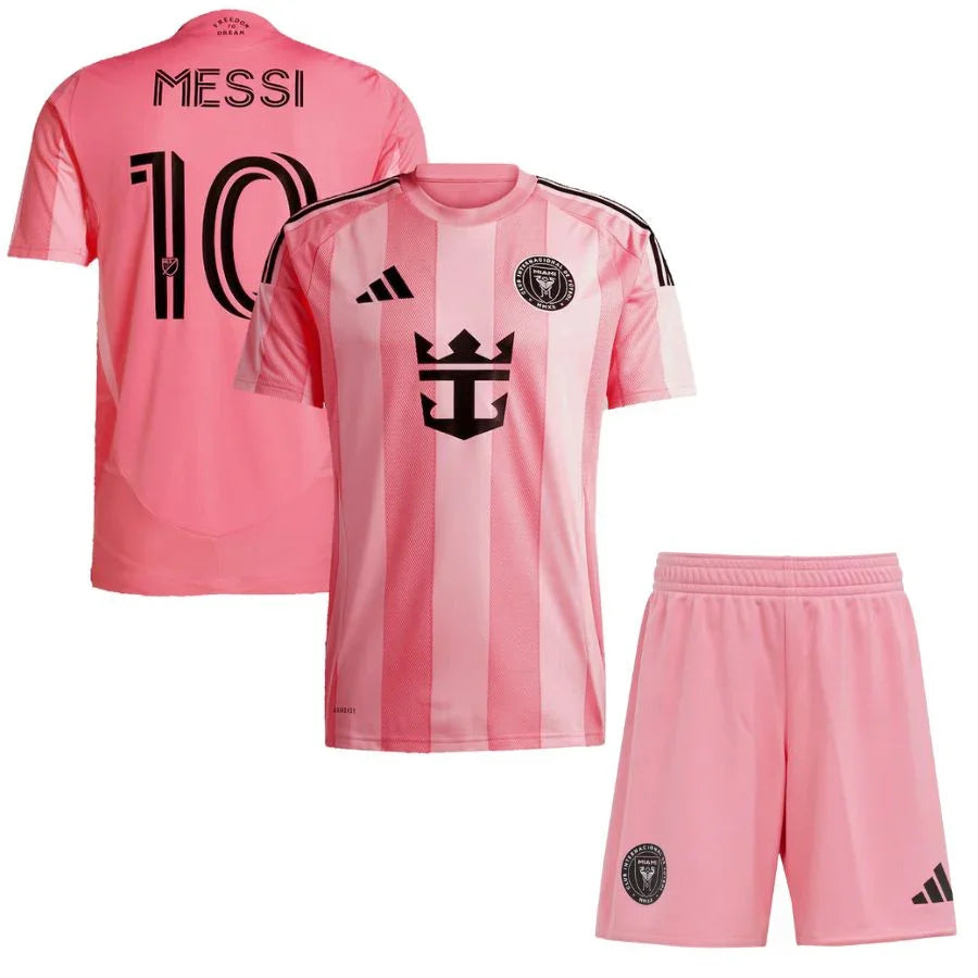 Kids Kit Inter Miami CF Lionel Messi 10 Home Fan Jersey 2025/26 Go Jersey