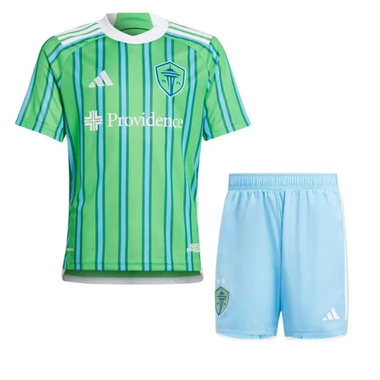 Kids Kit Seattle Sounders FC Home Fan Jersey 2025/26 Go Jersey
