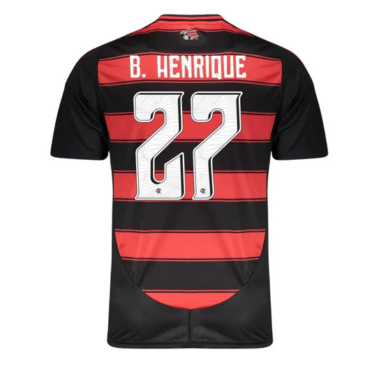 Flamengo B. HENRIQUE 27 Home Fan Jersey 2025/26 Go Jersey
