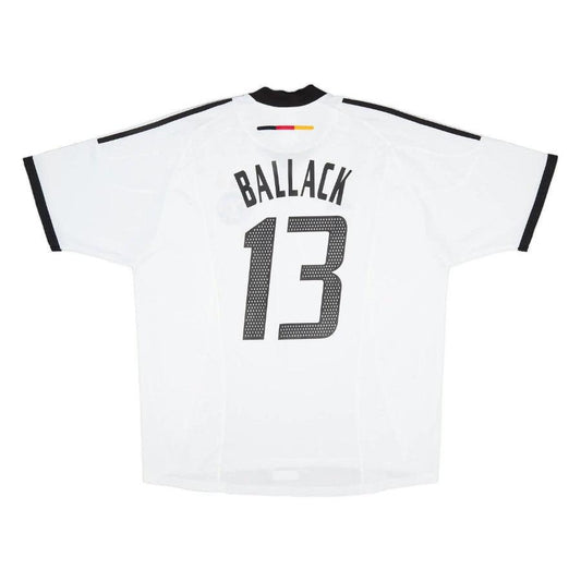 Germany Ballack Retro Home 2002/03 Fan Jersey Go Jersey