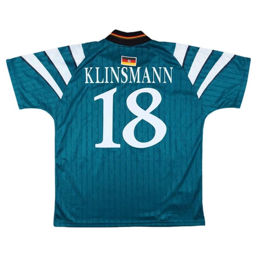 Germany Jurgen Klinsmann Retro Away 1996/97 Fan Jersey Go Jersey
