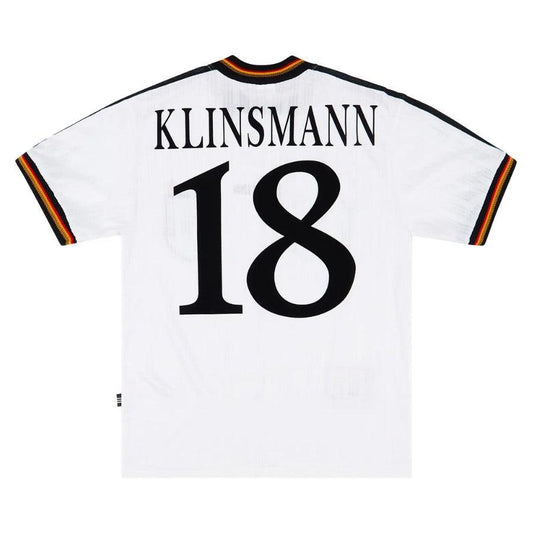 Germany Jurgen Klinsmann Retro Home 1996 Fan Jersey Go Jersey