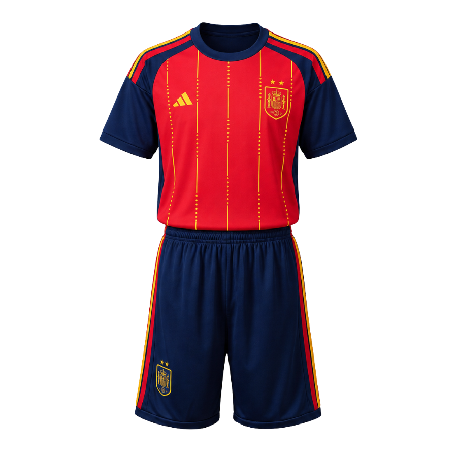 Kids Kit Spain Home World Cup 2026 Go Jersey