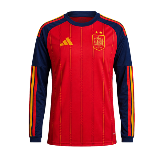Spain Home L/S Fan Jersey 2026 World Cup Go Jersey
