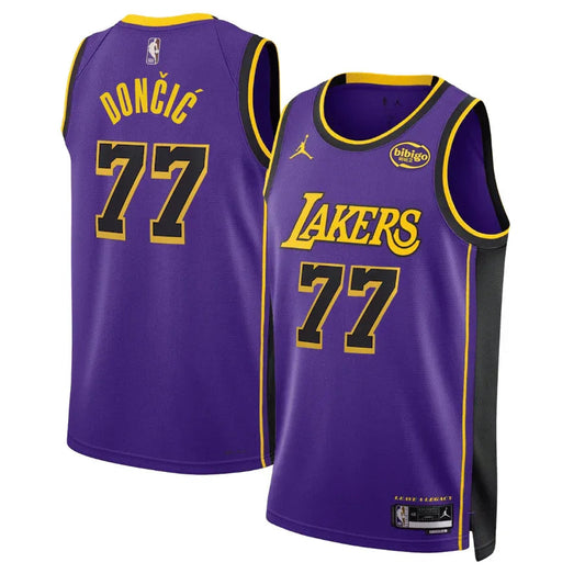 Luka Doncic 77 Los Angeles Lakers Jordan Statement Edition NBA Jersey Go Jersey