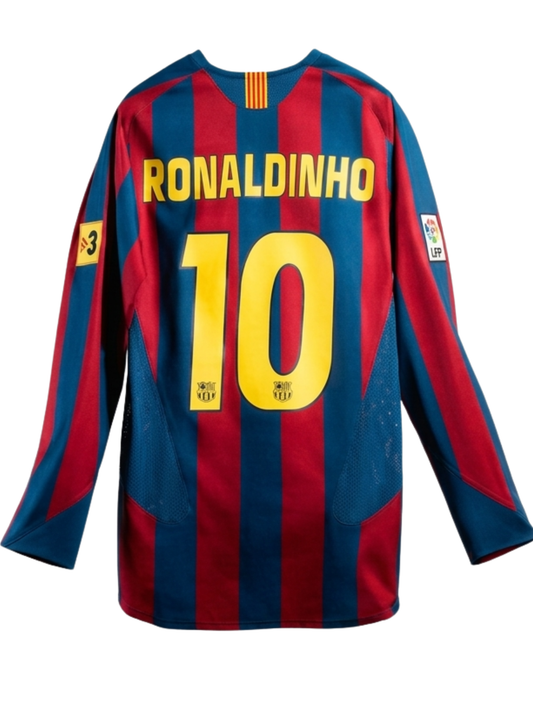 Barcelona Long Sleeve 2026 Reissue Ronaldinho Go Jersey