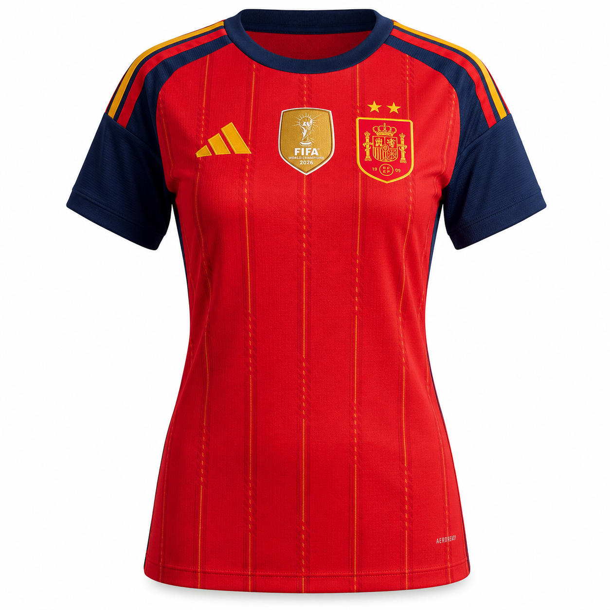 Spain Jersey Women’s Home World Cup 2026