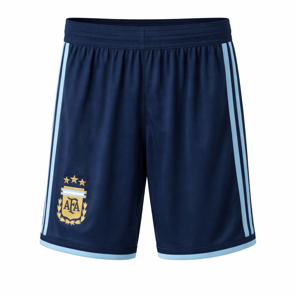 Argentina Away Shorts – White – 2026-2027 Go Jersey