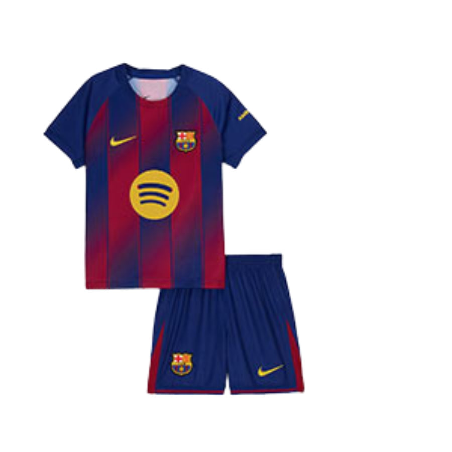 Kids KIT Barcelona Home Jersey 2025-26 Go Jersey