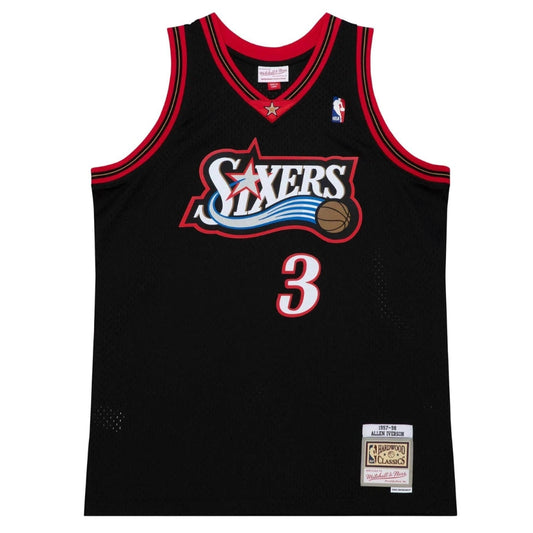 Regata Philadelphia 76ers 1997/98 Mitchell & Ness Hardwood Classics Swingman Allen Irverson Go Jersey