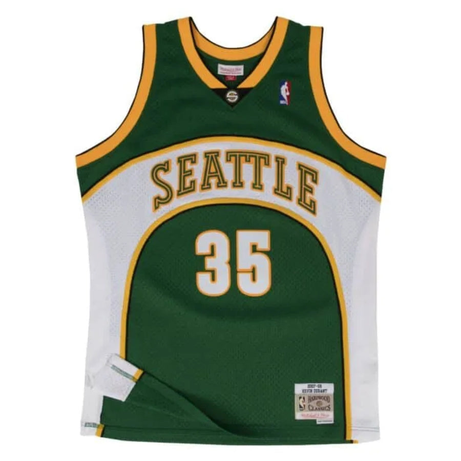 Regata NBA Seattle SuperSonics 2007/08 Mitchell & Ness Hardwood Classics Swingman Kevin Durant Go Jersey