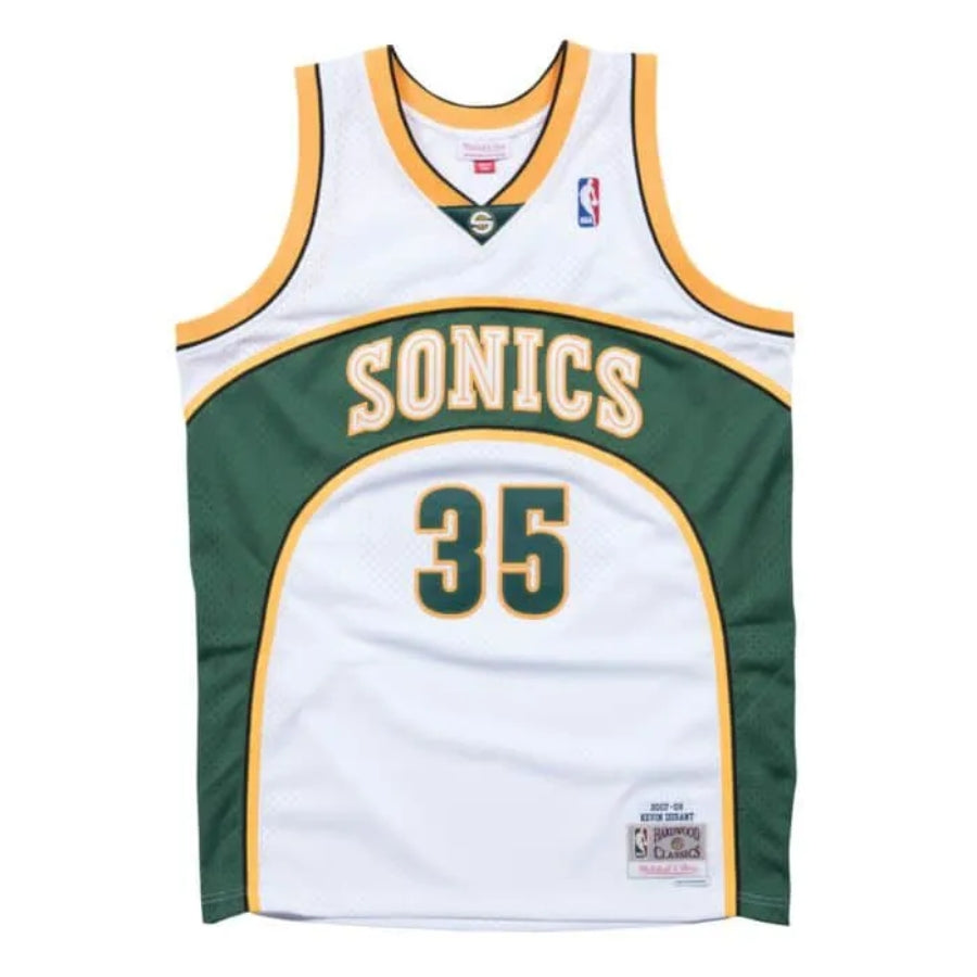 Regata NBA Seattle SuperSonics 2007/08 Home Mitchell & Ness Hardwood Classics Swingman Kevin Durant Go Jersey