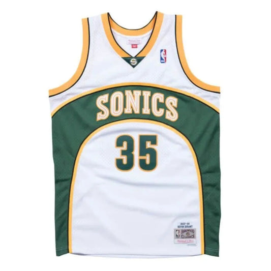 Regata NBA Seattle SuperSonics 2007/08 Home Mitchell & Ness Hardwood Classics Swingman Kevin Durant Go Jersey