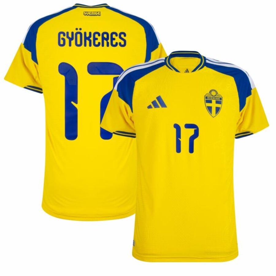 Sweden Home Györkeres 17 Player Version 2026-2027 World Cup GoJersey
