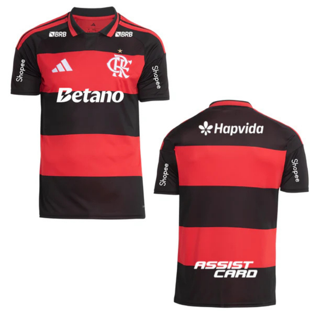 Flamengo Home Fan Jersey 2026/27 All Sponsors Go Jersey