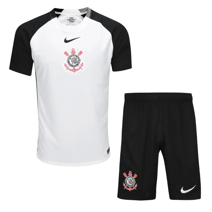 Kids Kit Corinthians Home Fan Jersey 2025/26 Go Jersey