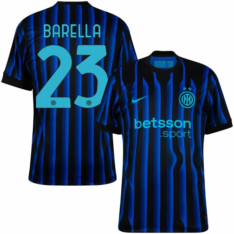 Inter Milan Home Barella 23 Home Fan Jersey 2025/26 Go Jersey