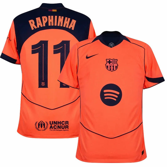 Barcelona Third Raphinha 11 Fan Jersey 2025/26 Go Jersey