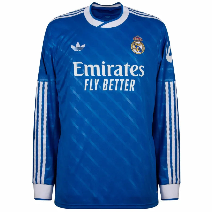 Real Madrid Third Fan Jersey Long Sleeve 2025/26 Go Jersey