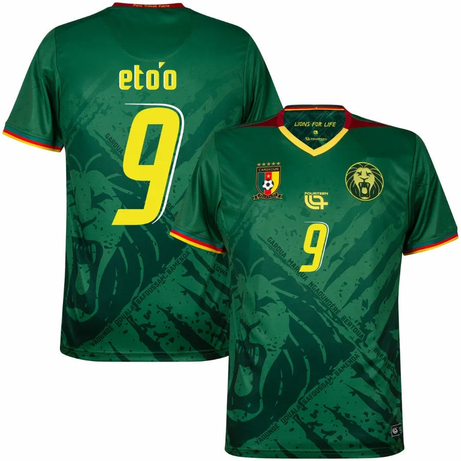 Cameroon Home Eto’o 9 Fan Jersey 2025/26 Go Jersey
