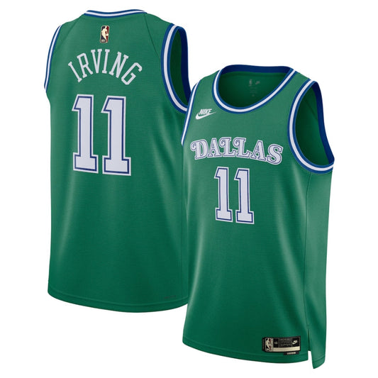 Dallas Mavericks Kyrie Irving Nike Green Swingman NBA Jersey – Classic Edition
