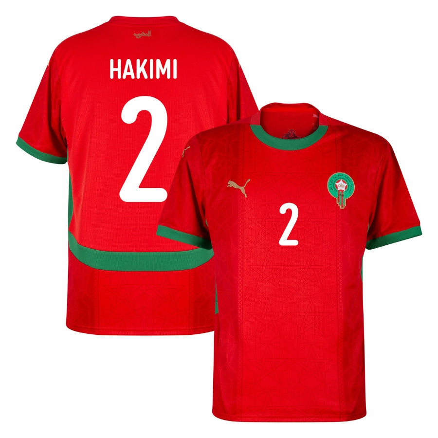 Morocco Hakimi 2 Home Fan Jersey 2025/26 GoJersey