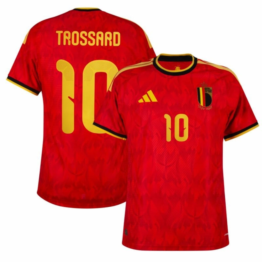 Belgium Home Trossard 10 Fan Jersey Shirt 2026 World Cup Go Jersey