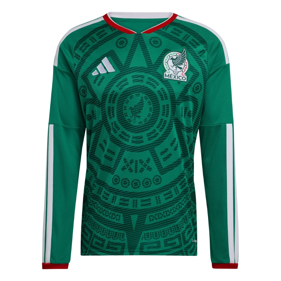 Mexico Home Fan Jersey Long Sleeve Shirt 2026 World Cup Go Jersey