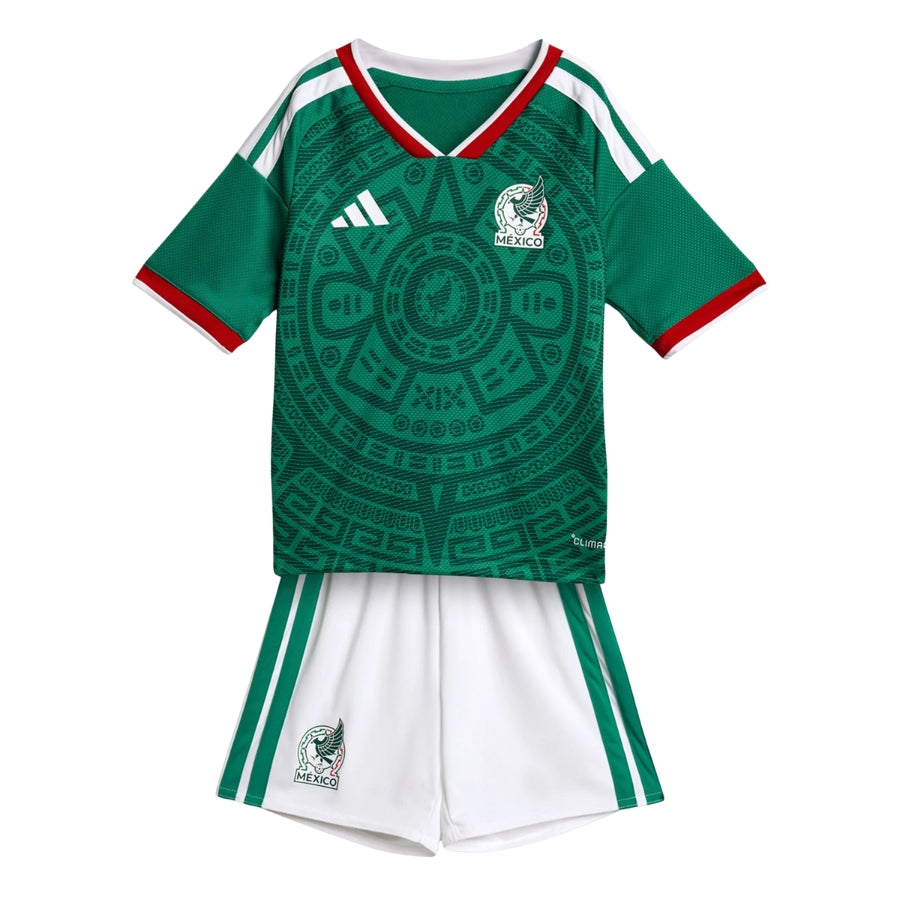 Kids Kit Mexico Home Fan Jersey Shirt 2026 World Cup Go Jersey