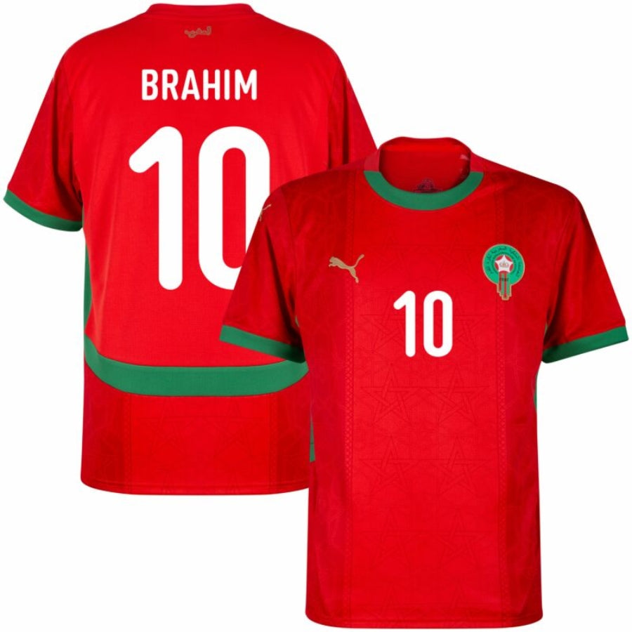 Marocco Home Brahim 10 Player Version 2026 World Cup GoJersey
