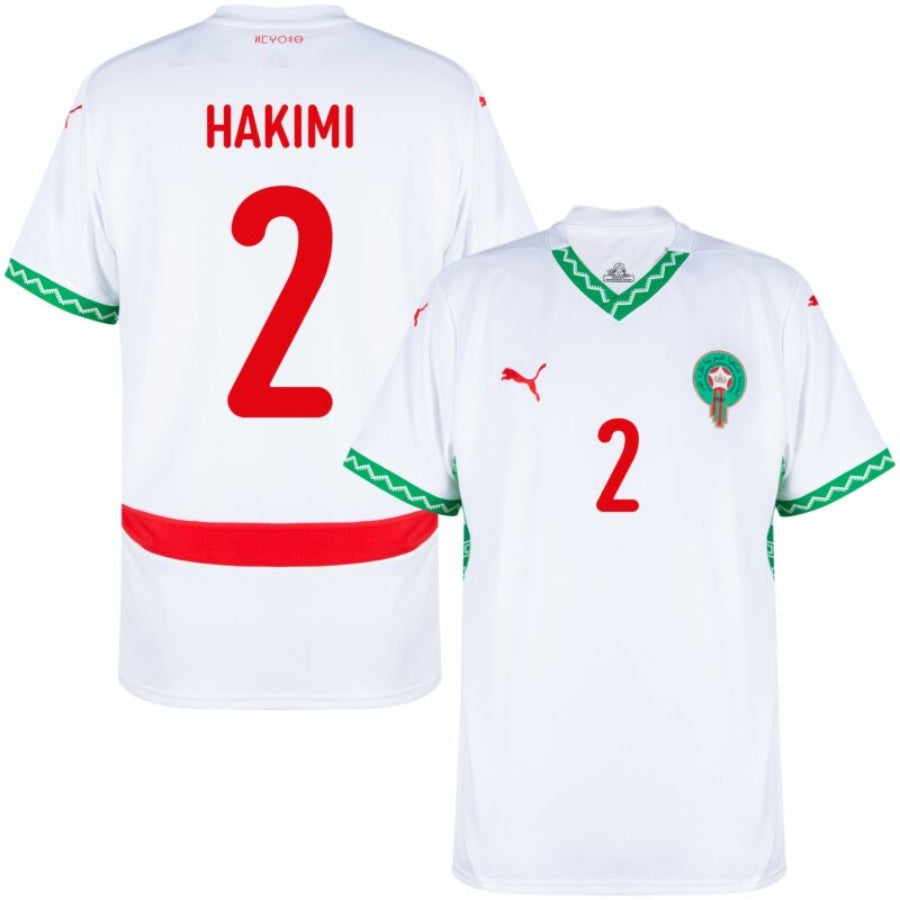 Marocco Away Hakimi 2 Player Version 2026 World Cup GoJersey