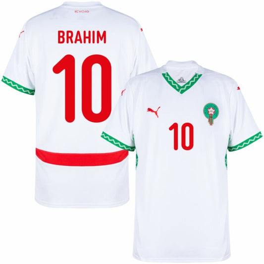 Marocco Away Brahim 10 Player Version 2026 World Cup GoJersey