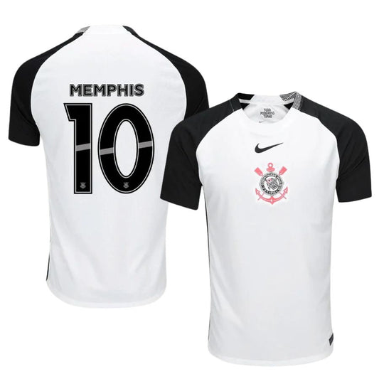 Corinthians Home Memphis 10 Fan Jersey 2025/26 Official Printing Go Jersey