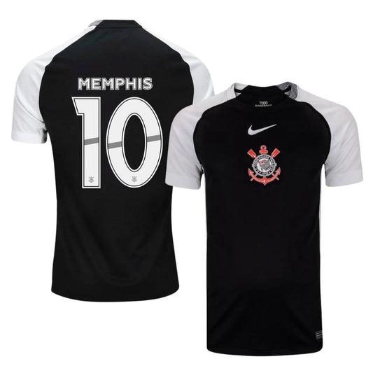 Corinthians Away Memphis 10 Fan Jersey 2025/26 Official Printing Go Jersey