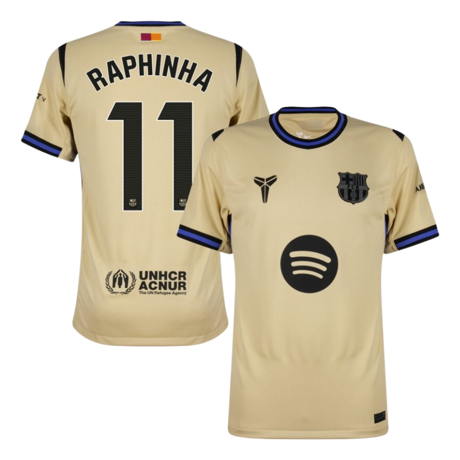 Barcelona Raphinha 11 Away Fan Jersey 2025/26 Go Jersey