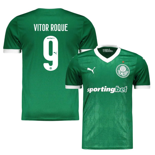 Palmeiras Home Vitor Roque 9 Fan Jersey 2025/26 Go Jersey