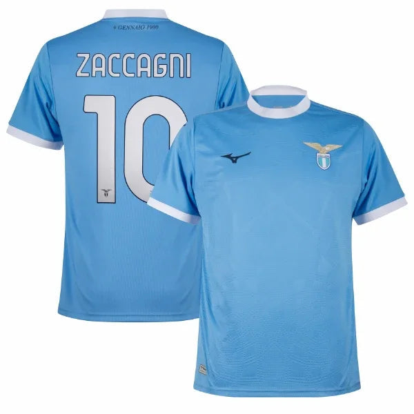 Lazio Home Zaccagni 10 Fan Jersey 2025/26 Official Printing Go Jersey