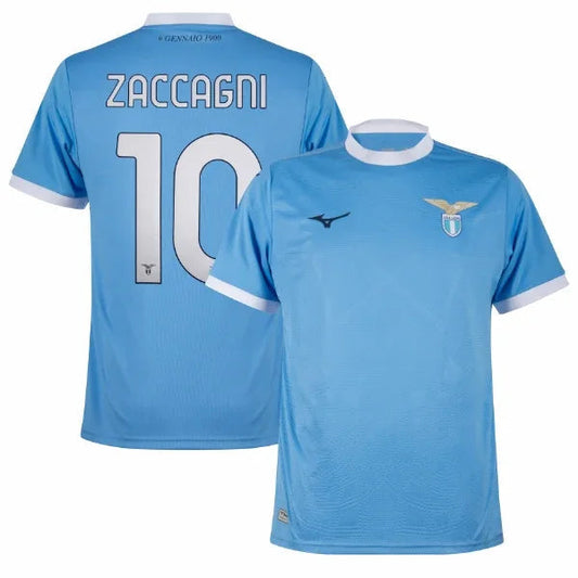 Lazio Home Zaccagni 10 Fan Jersey 2025/26 Official Printing Go Jersey
